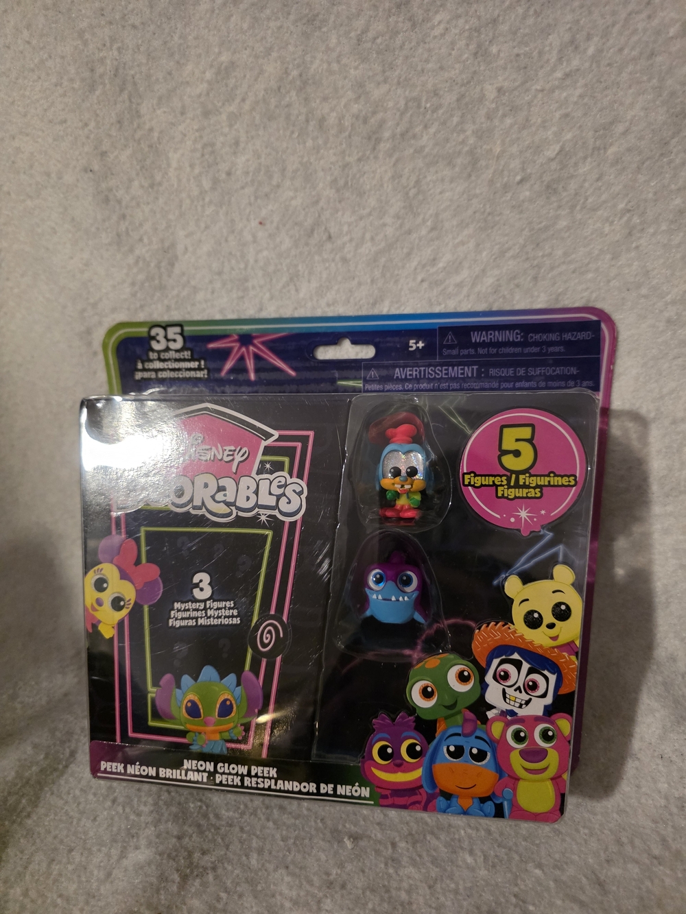 Disney Doorables - Neon Pack Of 5
